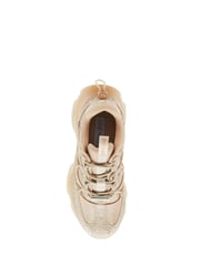 Steve Madden Magneto-R-E Nude Trainers - Image 6 of 6