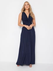 Long Tall Sally Blue Knot Front Maxi Dress - Image 1 of 5