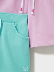 Crew Clothing Blue Jersey Shorts - Image 3 of 3