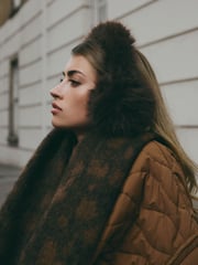 Chocolate Brown Faux Fur Earmuffs - Image 2 of 6