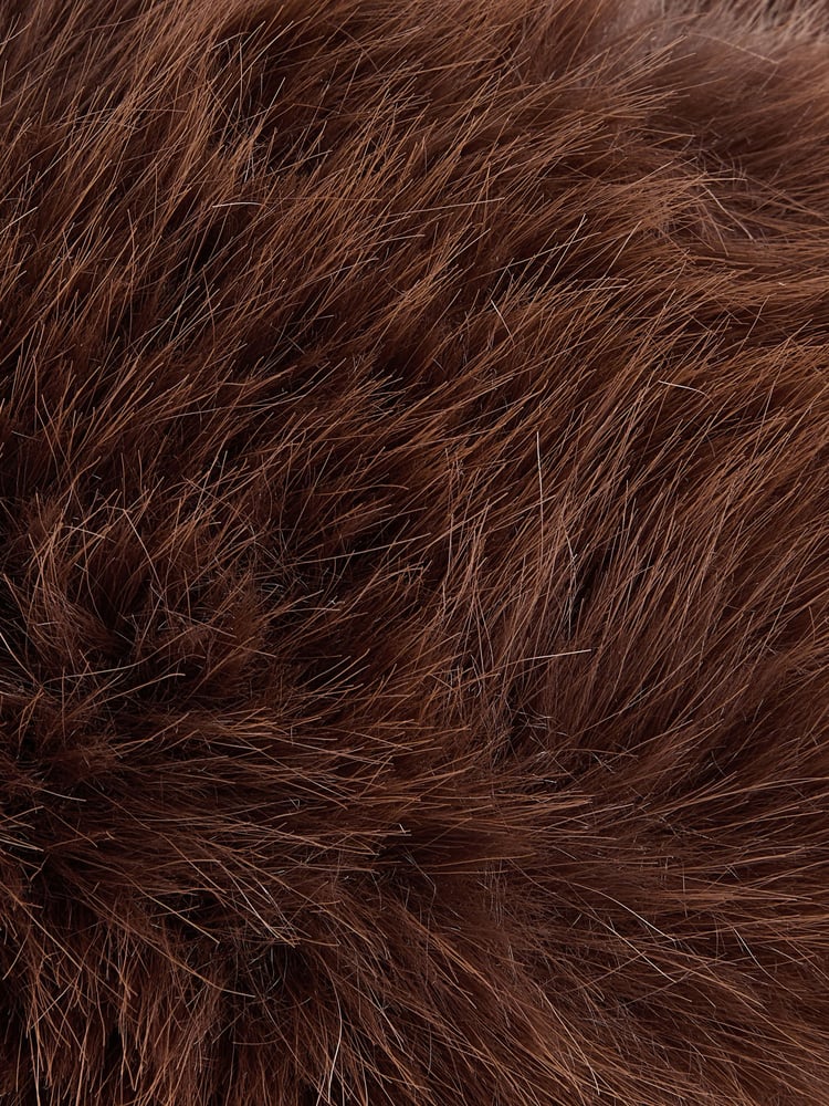 Chocolate Brown Faux Fur Earmuffs - Image 6 of 6