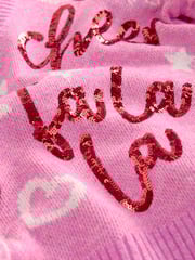 Pink Bright Knitted Christmas Jumper - Image 7 of 8