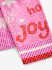 Pink Bright Knitted Christmas Jumper - Image 8 of 8