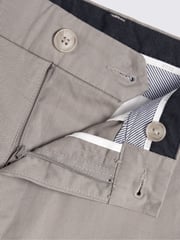 MOSS Silver Grey Tailored Chino Trousers - Image 4 of 5