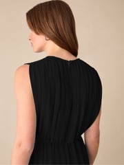 Ro&Zo Black Petite Petite Lucia Gathered Waist Maxi Dress - Image 3 of 4