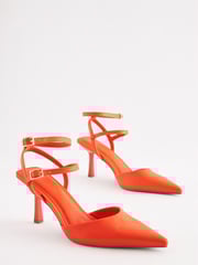 Orange Forever Comfort® Point Toe Mary Jane Heel Shoes - Image 4 of 8