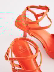 Orange Forever Comfort® Point Toe Mary Jane Heel Shoes - Image 6 of 8