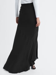Reiss Black Maxine High Rise Fitted Maxi Skirt - Image 4 of 4