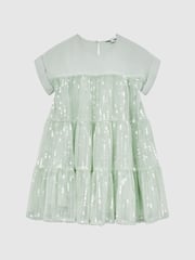 Reiss Sage Luci 4-9 yrs Sequin Tiered Dress - Image 2 of 6