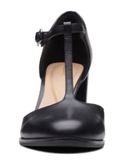 Clarks Black Leather Freva85 Bar Shoes - Image 5 of 9