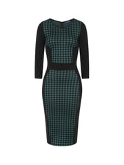 Hot Squash Green Bodycon Ponte Dress - Image 4 of 4