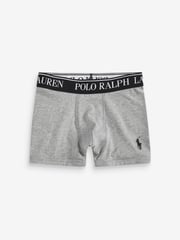 Polo Ralph Lauren Grey Boys Cotton Stretch Logo Boxers 3 Pack - Image 2 of 4