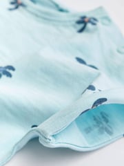 Blue Palm Baby Rompers 3 Pack - Image 6 of 6