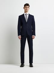 River Island Blue Twill Skinny Fit Trousers - Image 3 of 5