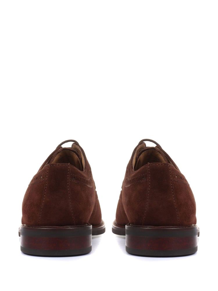 Jones Bootmaker Longwood Suede Derby Brogues - Image 1 of 5