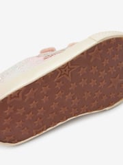 Pink Wide Fit (G) Glitter Star Trainers - Image 6 of 6