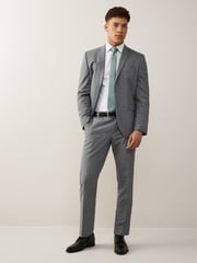 White/Sage Green Regular Fit Double Cuff Occasion Shirt And Tie Pack - Image 5 of 5