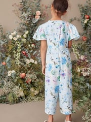 Soft Blue Occassion Jumpsuit (3-16yrs) - Image 2 of 6
