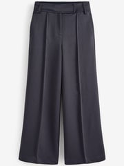 Navy Blue Tailored High Waist Wide Leg Trousers - Image 5 of 5