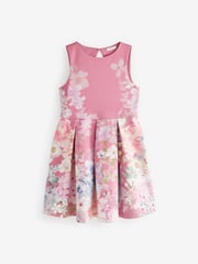 Pink Floral Scuba (3-16yrs) - Image 4 of 5
