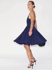 Religion Blue Jewell Midi Maxi Dress with Spaghetti Straps and Full Skirt - Image 4 of 6