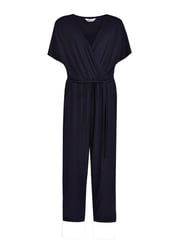 Ro&Zo Black Short Sleeve Wrap Jumpsuit - Image 3 of 5