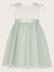 Monsoon Green Tulle Baby Bridesmaid Dress - Image 1 of 3