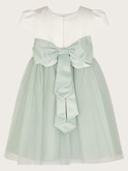 Monsoon Green Tulle Baby Bridesmaid Dress - Image 2 of 3