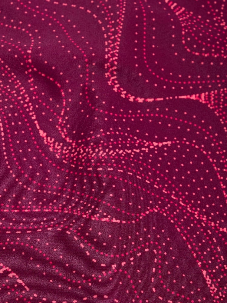Speedo Plum Purple Lexi Printed Shaping 1 Piece Swimsuit - Image 10 of 10