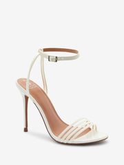 White Forever Comfort® Barely There Stiletto Sandals - Image 5 of 7