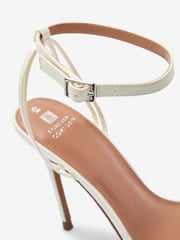 White Forever Comfort® Barely There Stiletto Sandals - Image 7 of 7