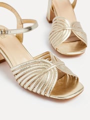 Linzi Gold Ivy Block Heeled Sandals - Image 4 of 5