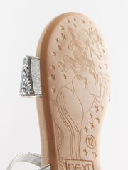 Silver Crystal Occasion Jewel Sandals - Image 5 of 5