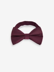 Burgundy Red Twill Bow Tie - Image 1 of 7