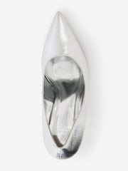 Silver Forever Comfort® Metallic Heel Court Shoes - Image 4 of 5
