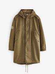 100% Cotton Pretty Lomas Hooded Parka Jacket - Image 3 of 4