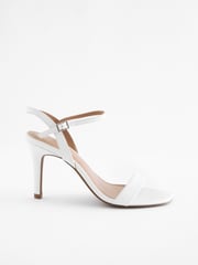 White Forever Comfort® Skinny Heel Sandals - Image 4 of 7