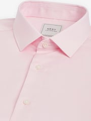 Pink Slim Fit Single Cuff Cotton Shirt - Image 5 of 6