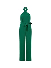 Mela Green Cross Over Halter Neck Jumpsuit - Image 5 of 5