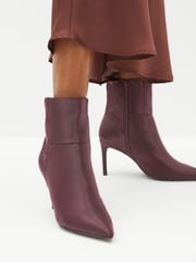 Purple Forever Comfort® Point Toe Heeled Ankle Boots - Image 2 of 8