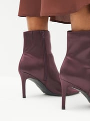 Purple Forever Comfort® Point Toe Heeled Ankle Boots - Image 3 of 8
