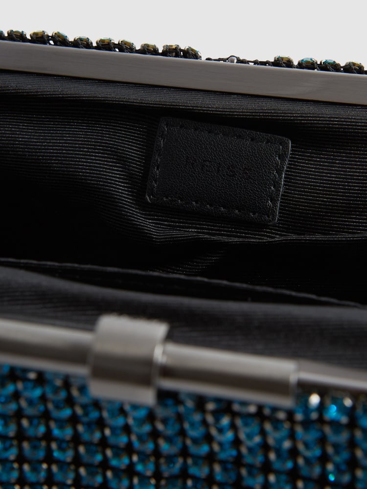Reiss Teal Adaline Embellished Clutch Bag - Image 7 of 7