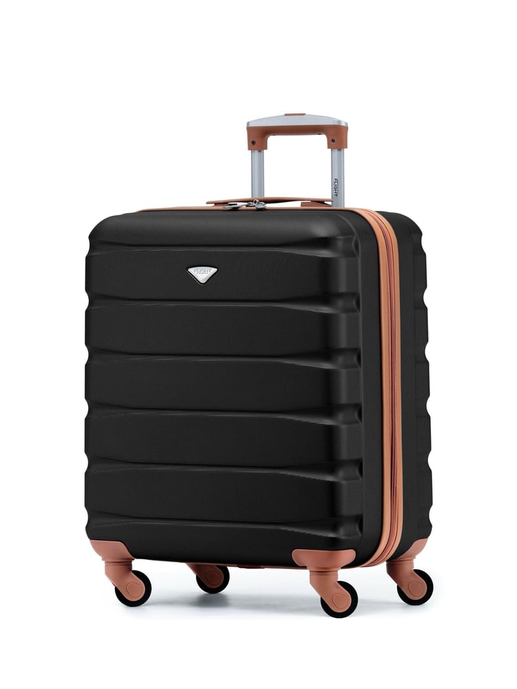 Flight Knight 56x45x25cm EasyJet Overhead 4 Wheel ABS Hard Case Cabin Carry On Hand Luggage - Image 1 of 6