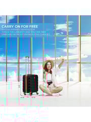 Flight Knight 56x45x25cm EasyJet Overhead 4 Wheel ABS Hard Case Cabin Carry On Hand Luggage - Image 2 of 6