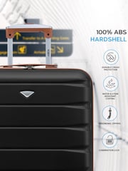 Flight Knight 56x45x25cm EasyJet Overhead 4 Wheel ABS Hard Case Cabin Carry On Hand Luggage - Image 4 of 6
