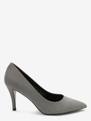 Grey Regular/Wide Fit Forever Comfort® Mid Heel Court Shoes - Image 3 of 5