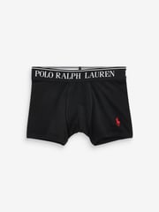 Polo Ralph Lauren Black Boys Cotton Stretch Logo Boxers 5 Pack - Image 2 of 2