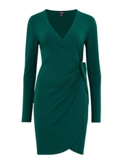 Pour Moi Green Bryony Slinky Dress - Image 4 of 5