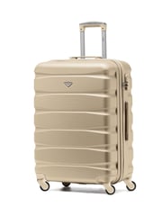 Flight Knight Champagne Medium Hardcase Lightweight Check In Suitcase With 4 Wheels - Image 1 of 7