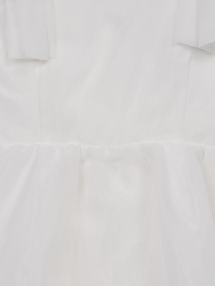 Reiss Ivory Selena Tulle Strappy Occasion Dress - Image 6 of 6
